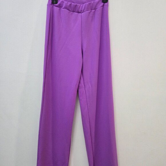 💜 Buganco Purple Two-Piece Set – Bow Accent Jacket & Trousers (NWT) - Picture 5 of 13